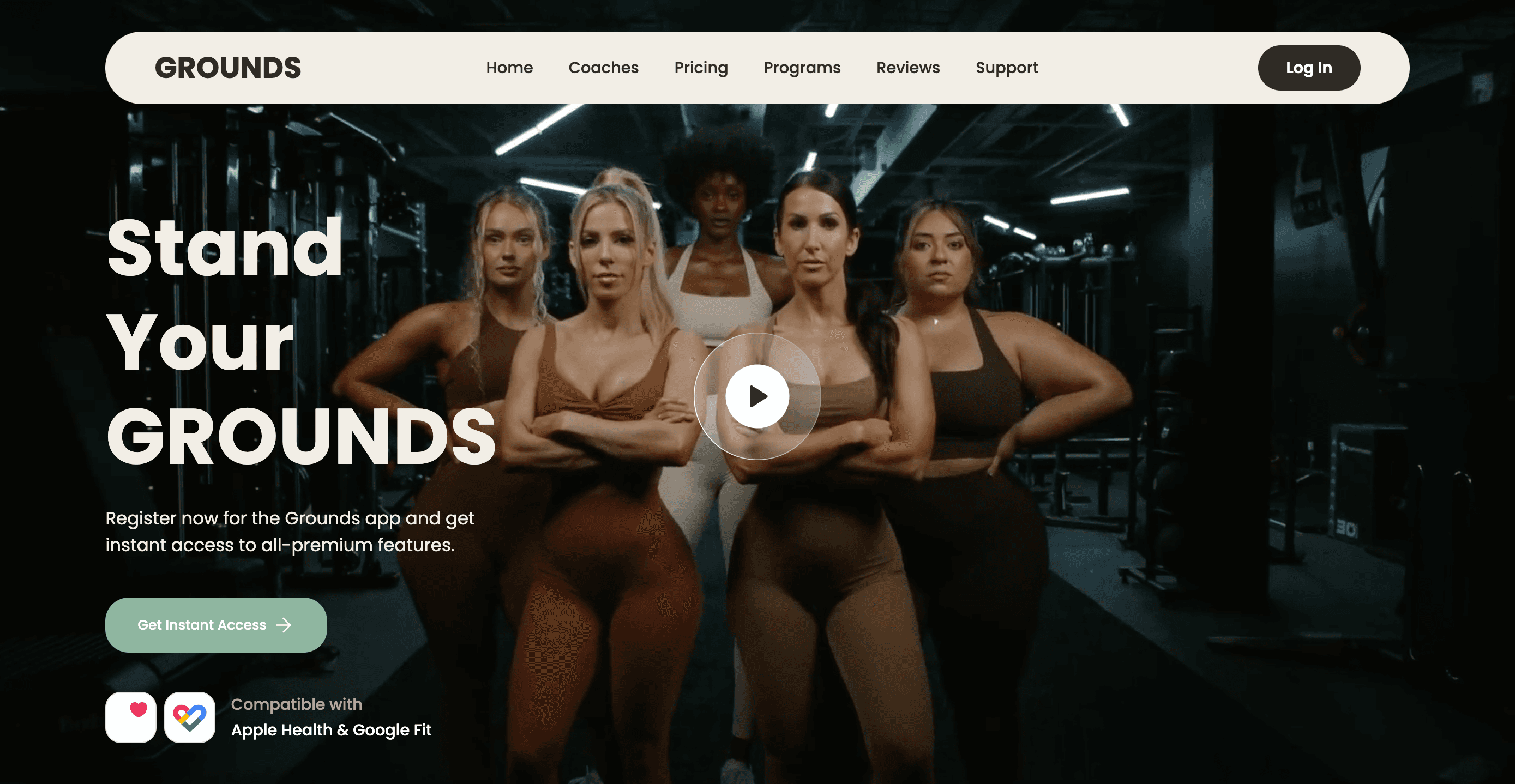 GROUNDS FITNESS APP